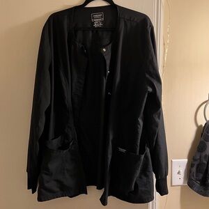 Cherokee Scrub top, black